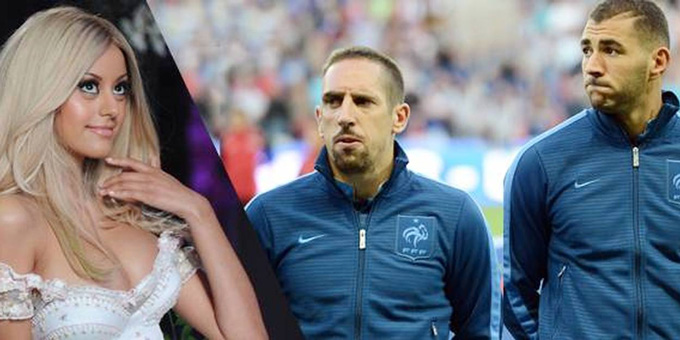 Benzema và Ribery gặp không ít tai tiếng vì qua đêm với gái gọi tuổi teen Zahia Dehar