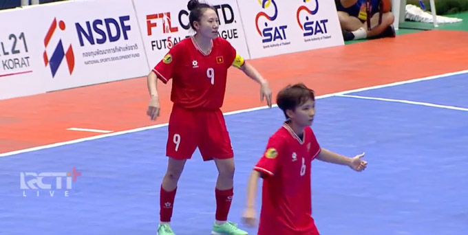 ĐT futsal nữ Việt Nam đã lên ngôi vô địch xứng đáng